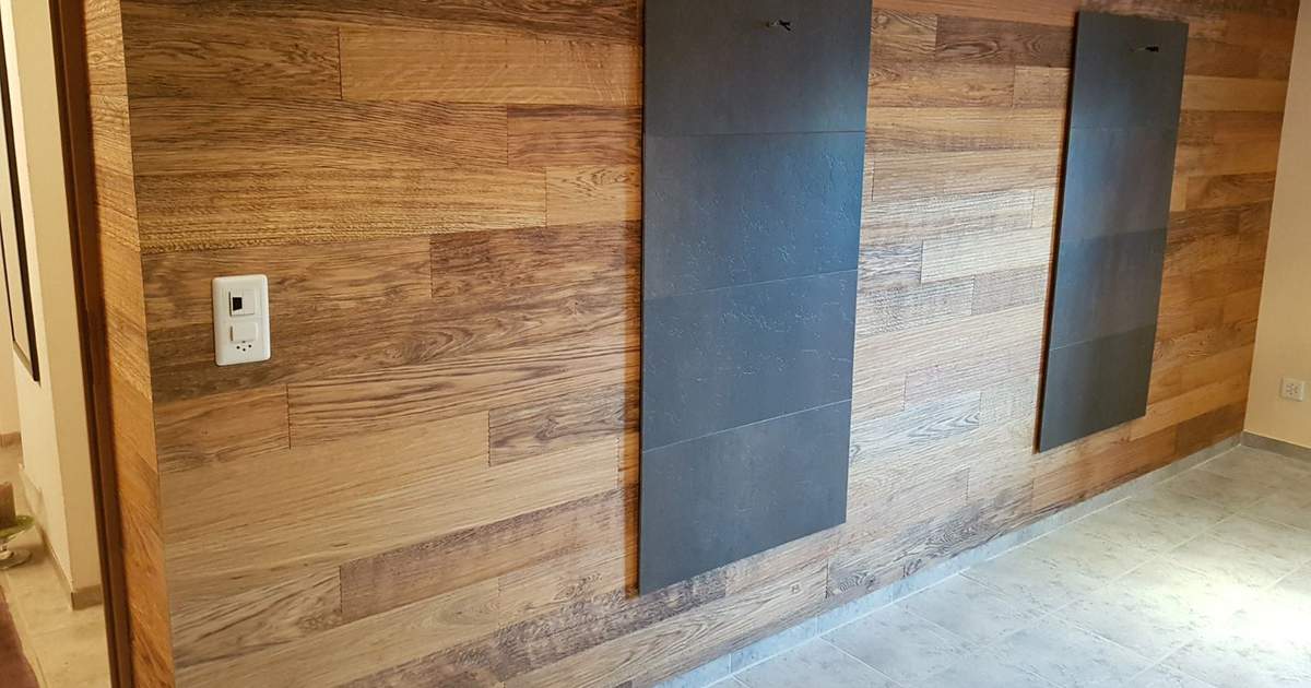 Parkett an die Wand Boden Direkt